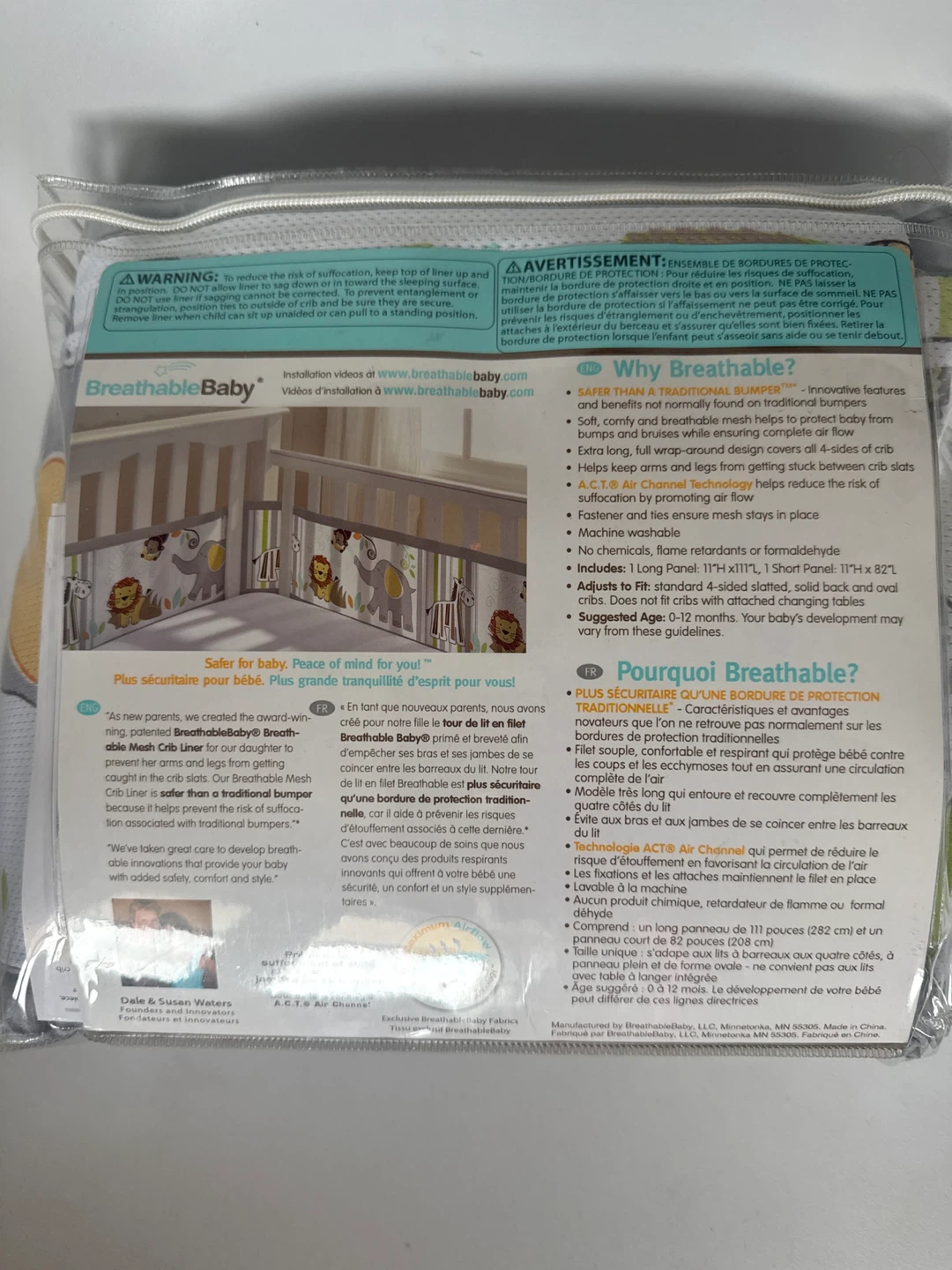BreathableBaby Mesh Crib Liner - Pediatrician Recommended - photo 2