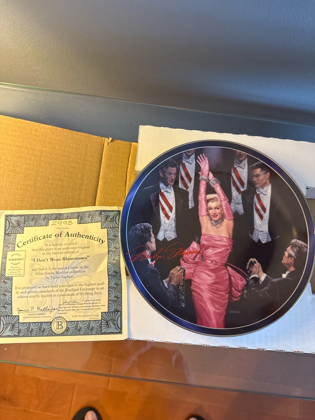 Bradford Exchange Marilyn Monroe Collector Plate