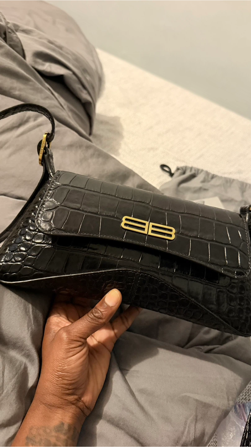 Balenciaga croc skin bag - photo 2