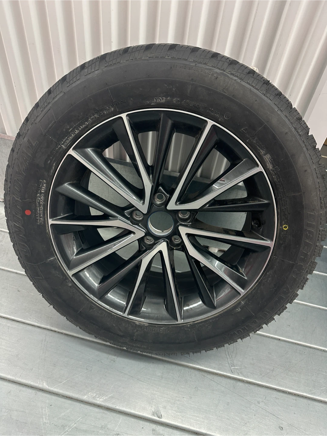 Lexus Nx rims with Uniroyal Tiger Paw Ice & Snow