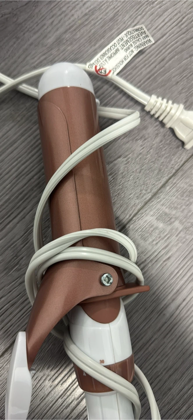 Conair Double Ceramic Curling Iron in Rose Gold