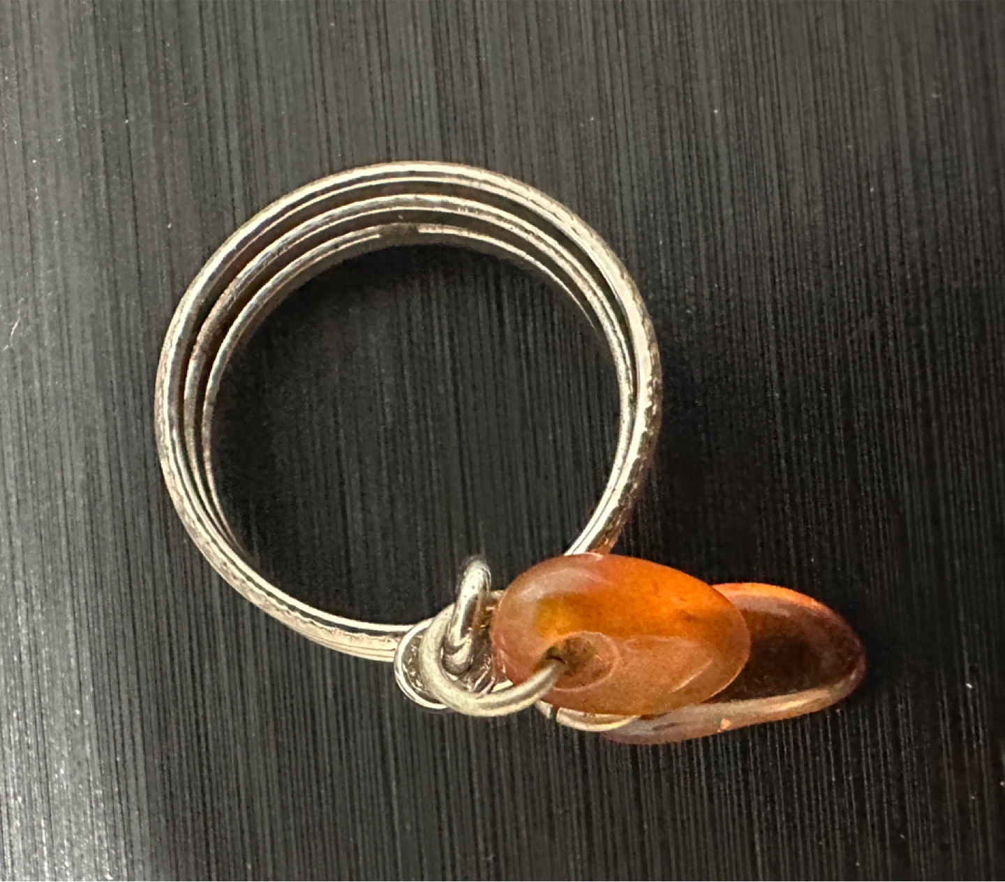 Vintage Ring with Amber Charms - photo 2