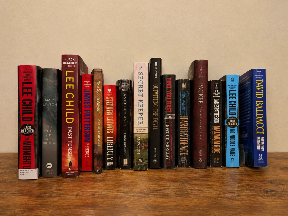 Collection of 16 Mystery and Thriller Novels - photo 3
