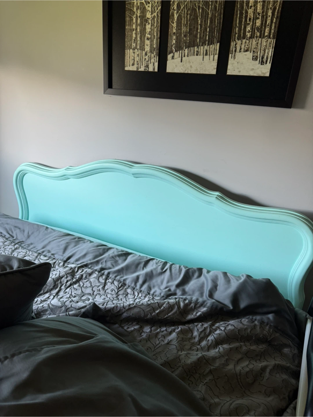 Light blue chalk painted Bedroom Furniture