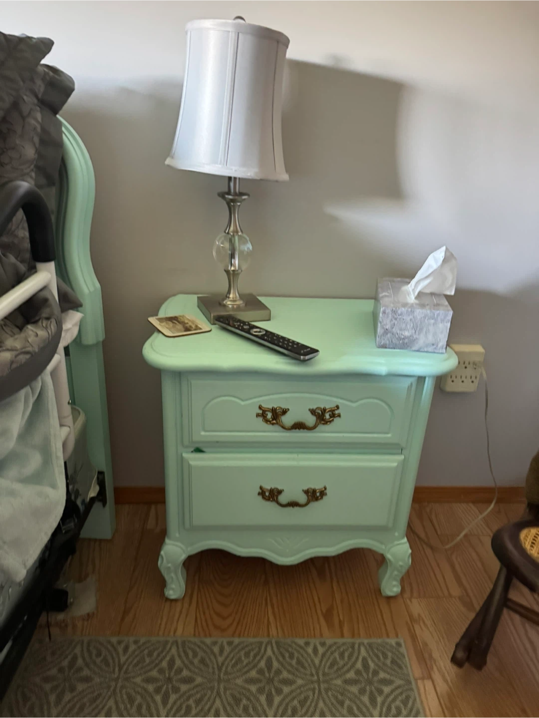 Light blue chalk painted Bedroom Furniture - photo 2