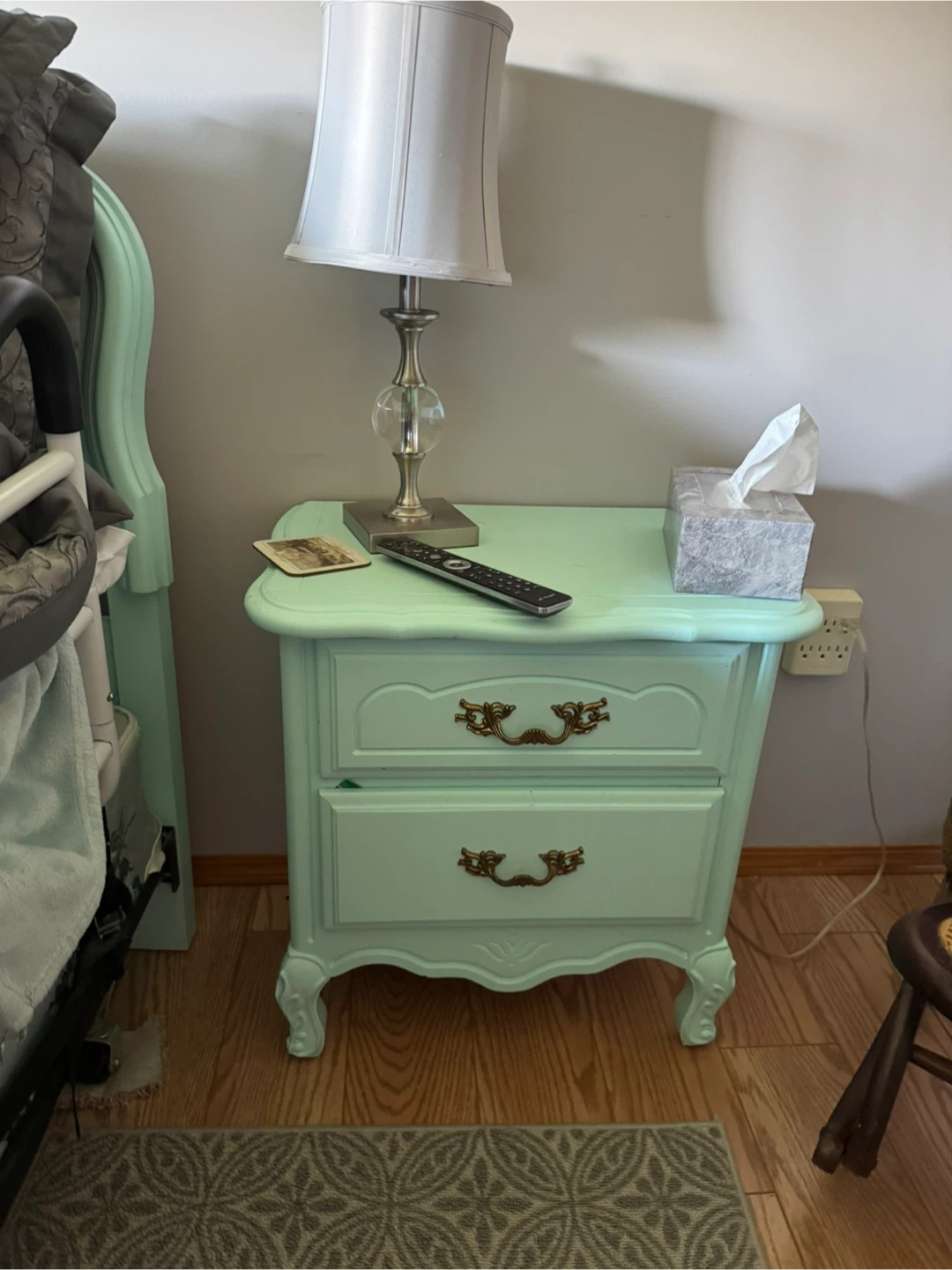 Light blue chalk painted Bedroom Furniture - photo 5