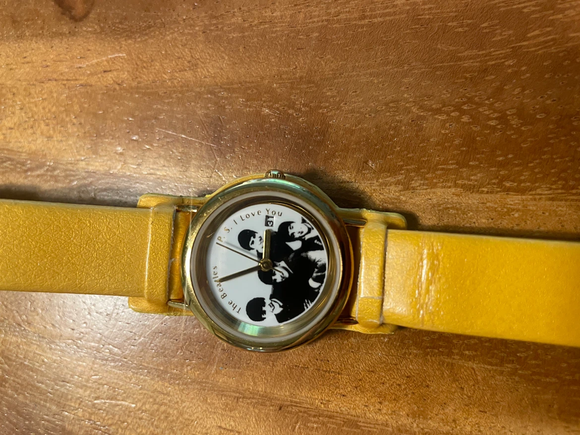 The Beatles "I Love You" Watch - Yellow - photo 2