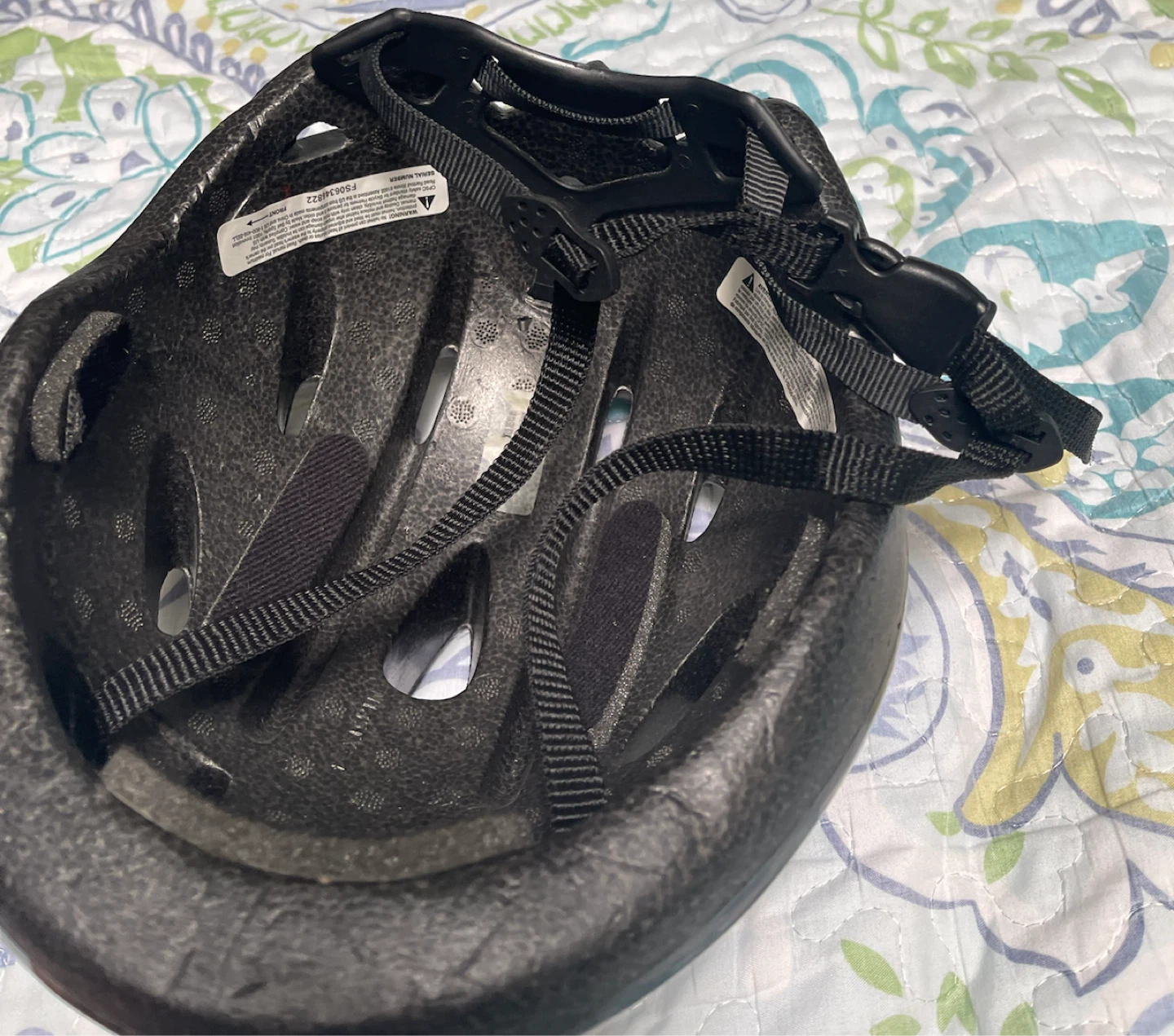 Silver multi-sport bike helmet - photo 3