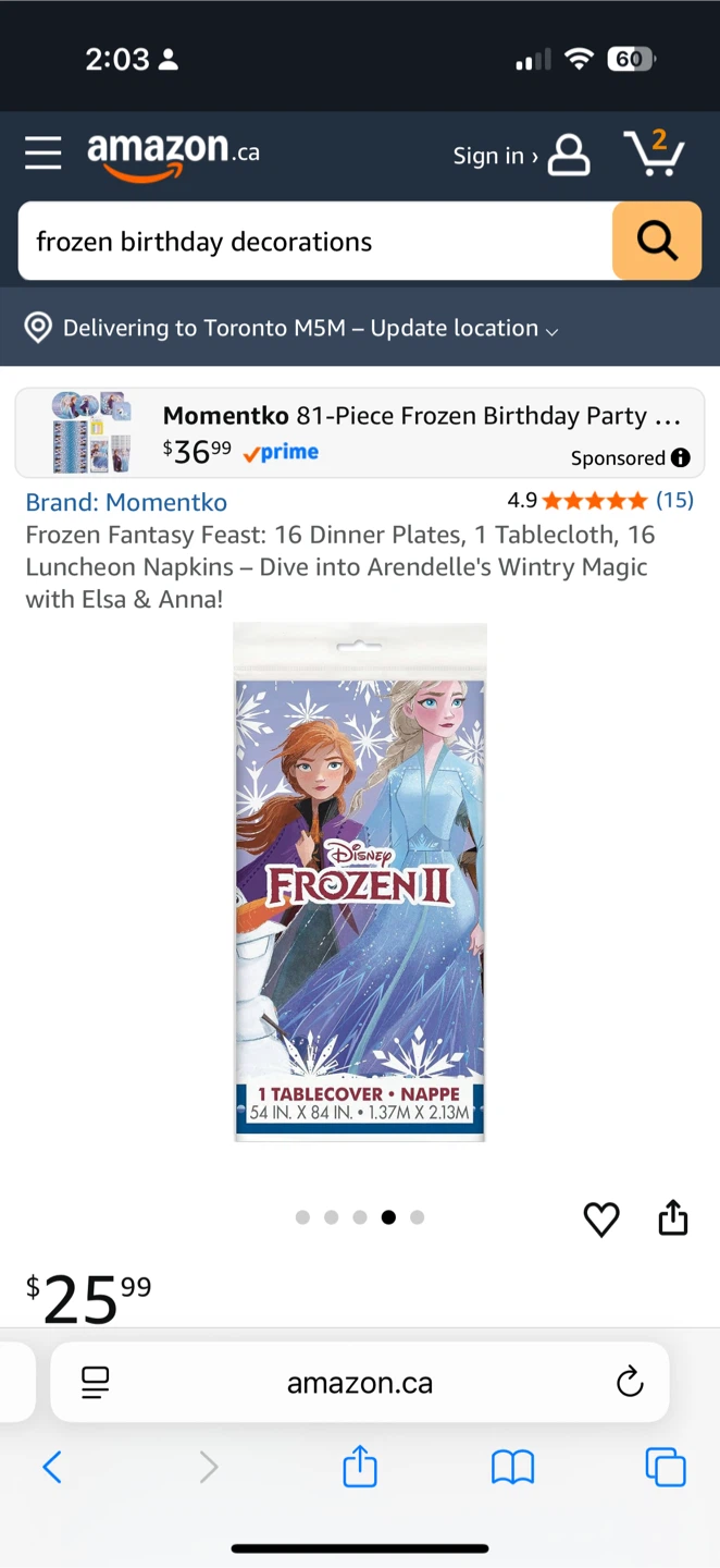 Frozen Birthday Party Decoration Set - photo 2