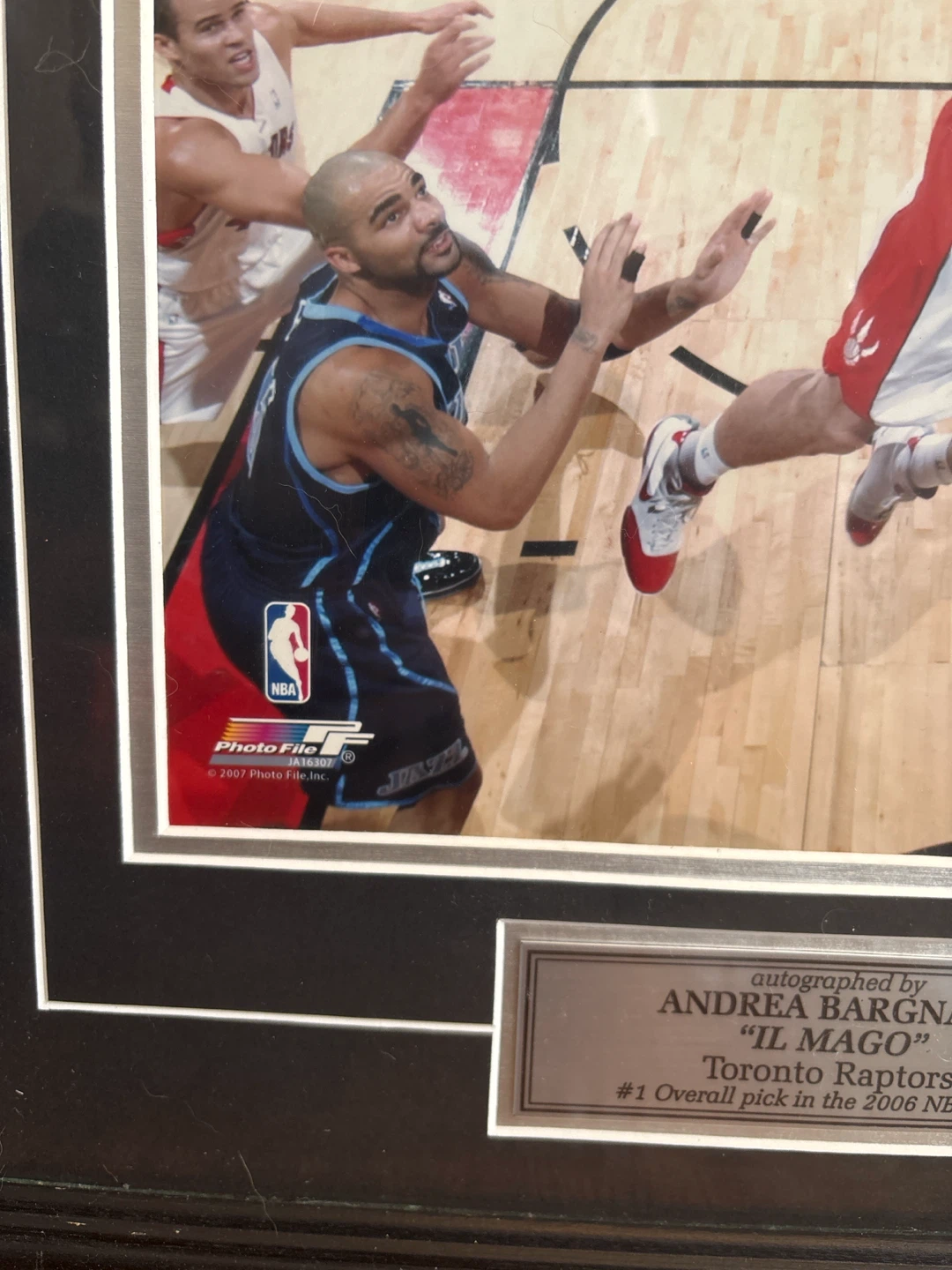 Framed Andrea Bargnani "Il Mago" Toronto Raptors Photo - photo 5