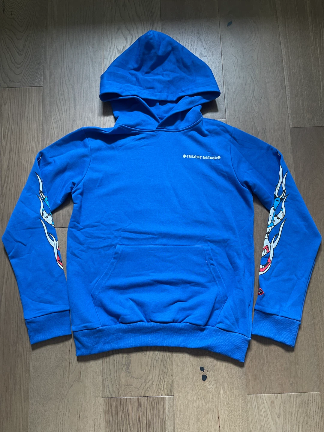 Chrome Hearts Blue Space Hoodie - photo 2
