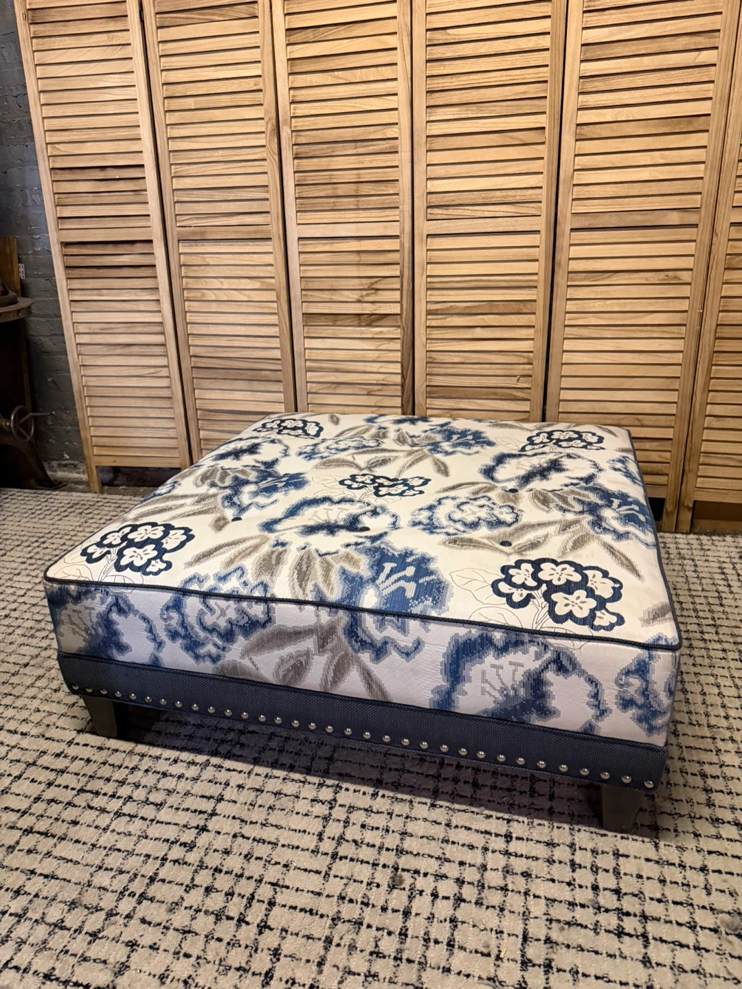 Upholstered Coffee Table Ottoman