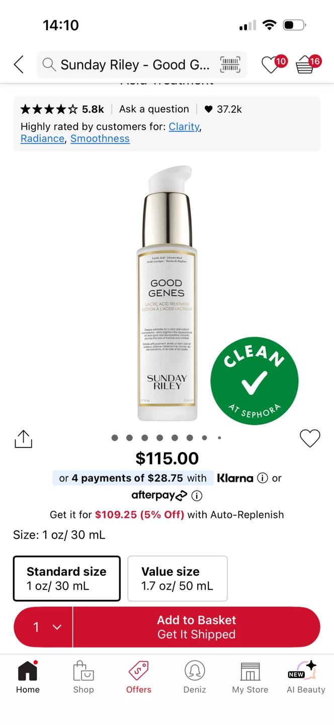 Sunday Riley Good Genes Lactic Acid Treatment - photo 3