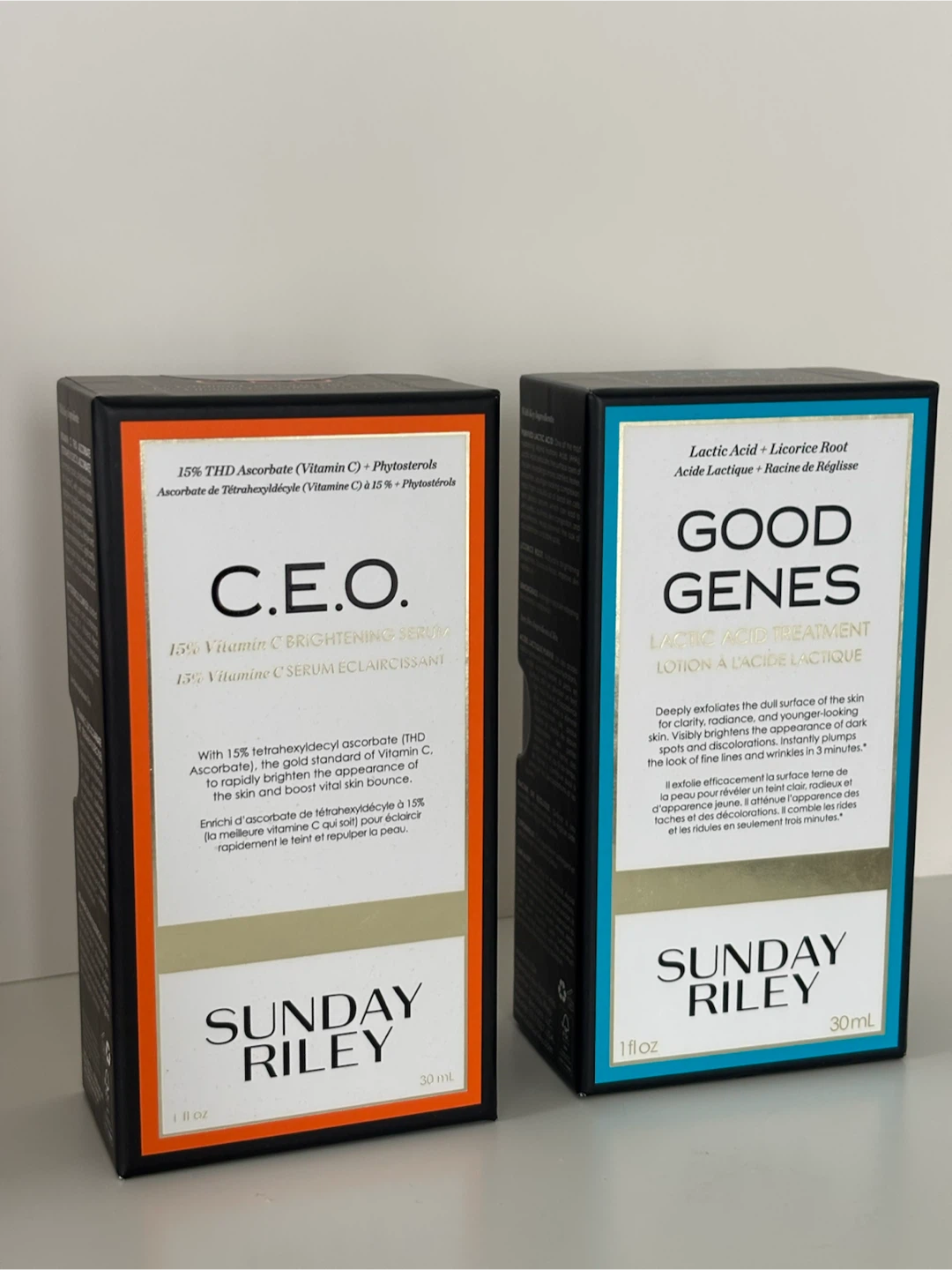 Sunday Riley Vitamin C Serum & Good Genes Lactic Acid Treatment