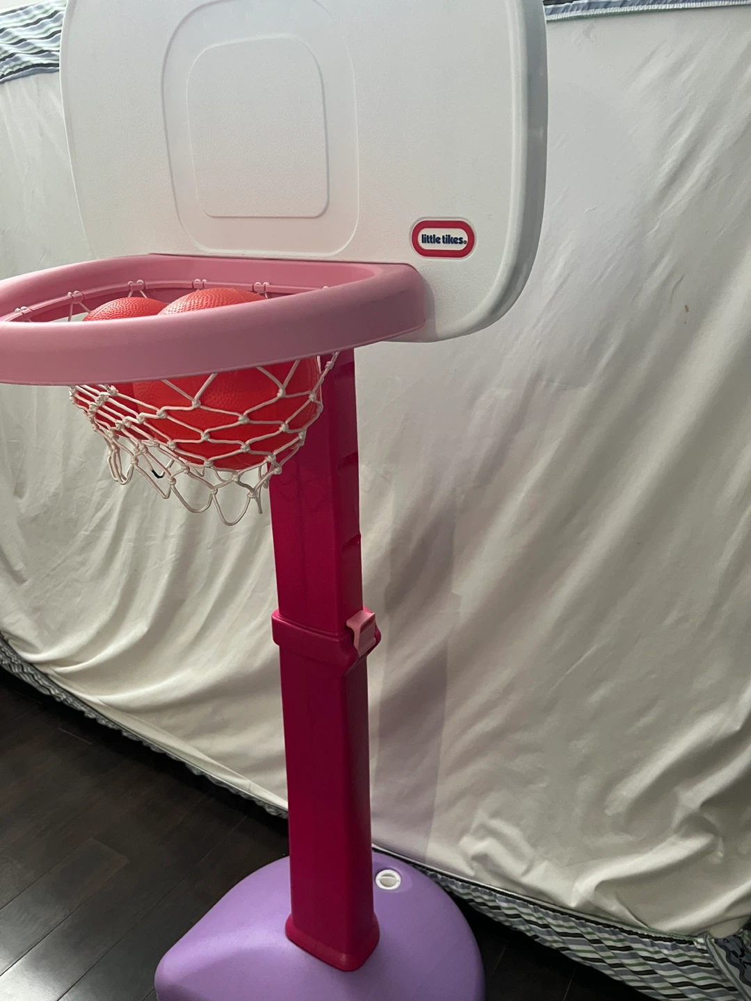 Little Tikes Pink Adjust and Jam Basketball Set - photo 3