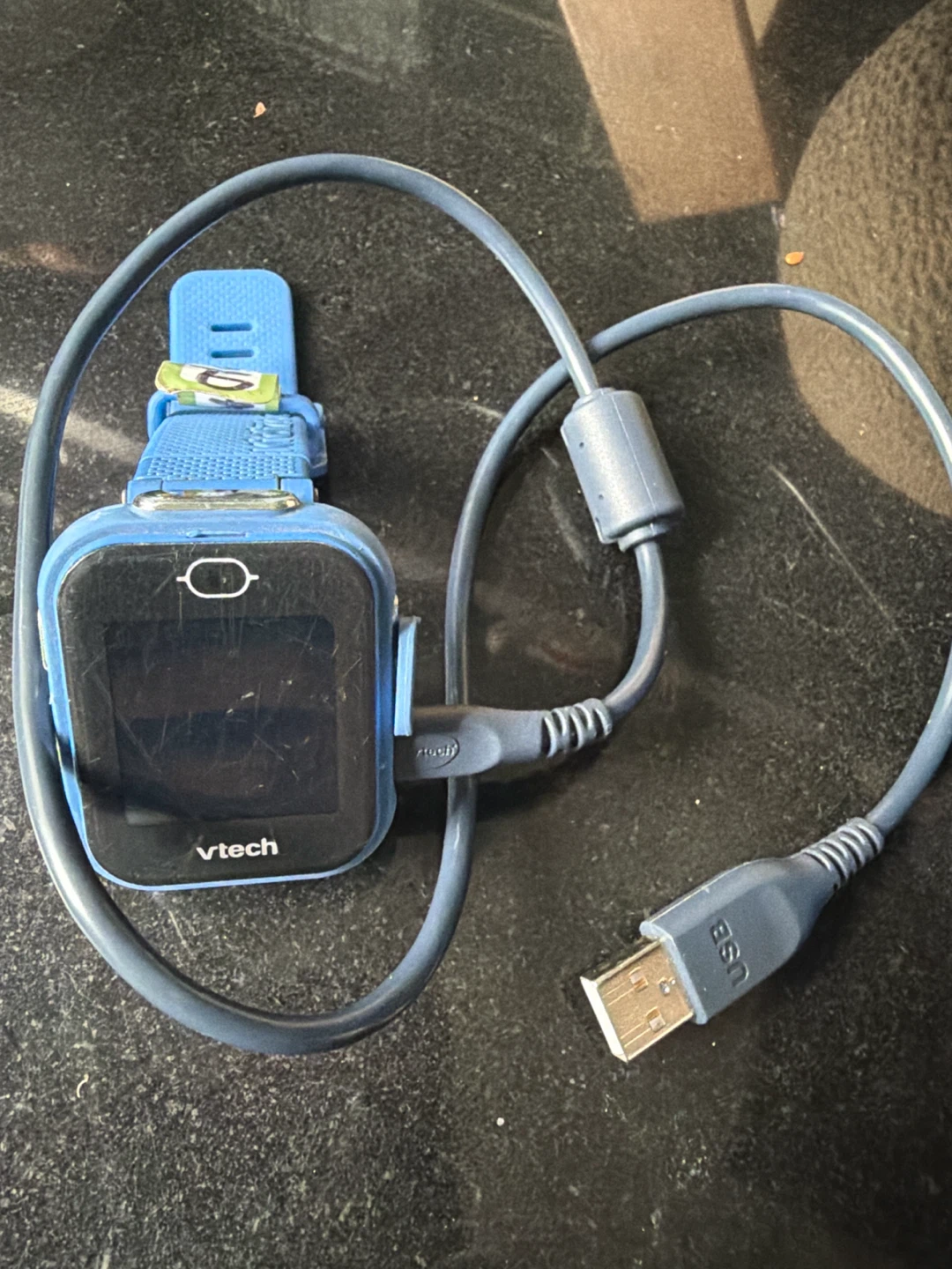 Blue VTech Kidizoom Smartwatch with USB Cable