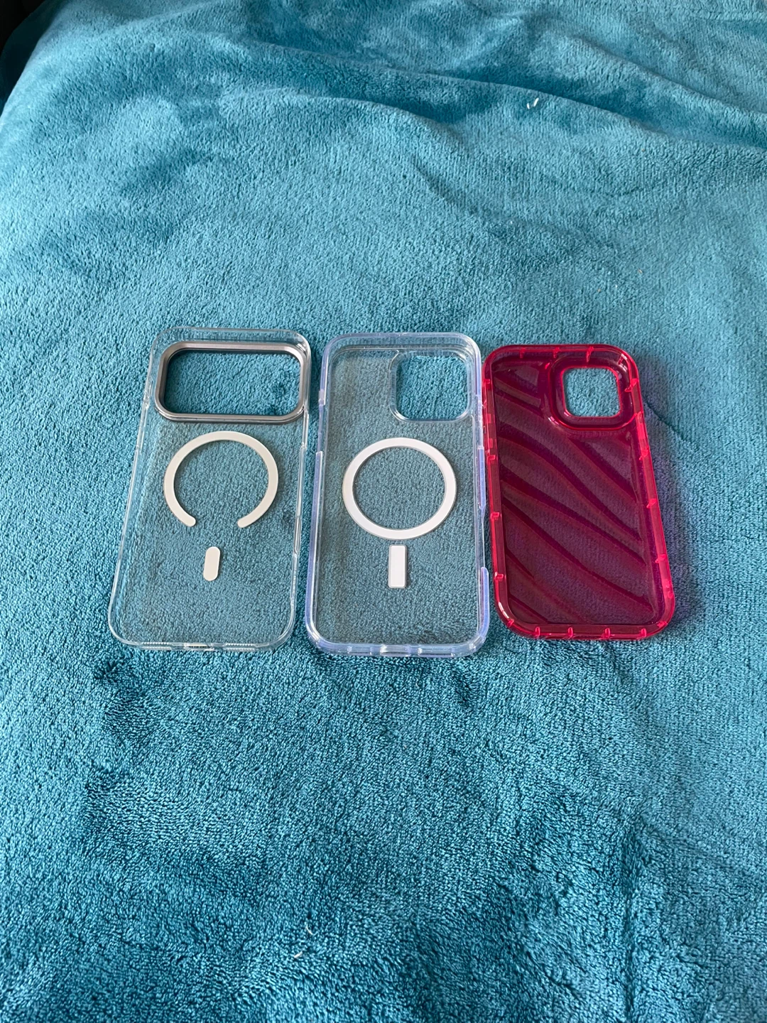 Clear and Pink iPhone Case Set of 3 - photo 2