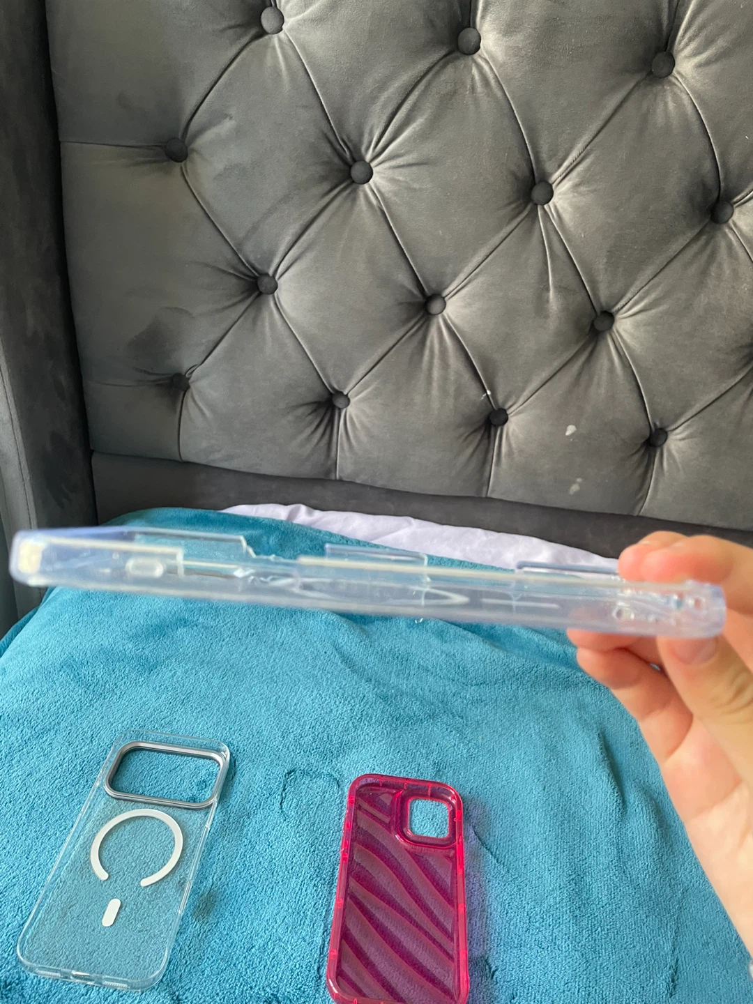 Clear and Pink iPhone Case Set of 3 - photo 3