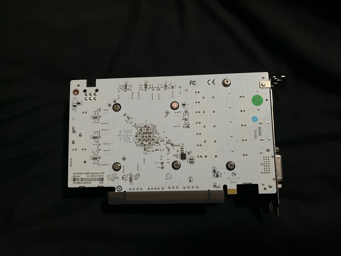 MLLSE White Dual Fan Graphics Card - photo 2