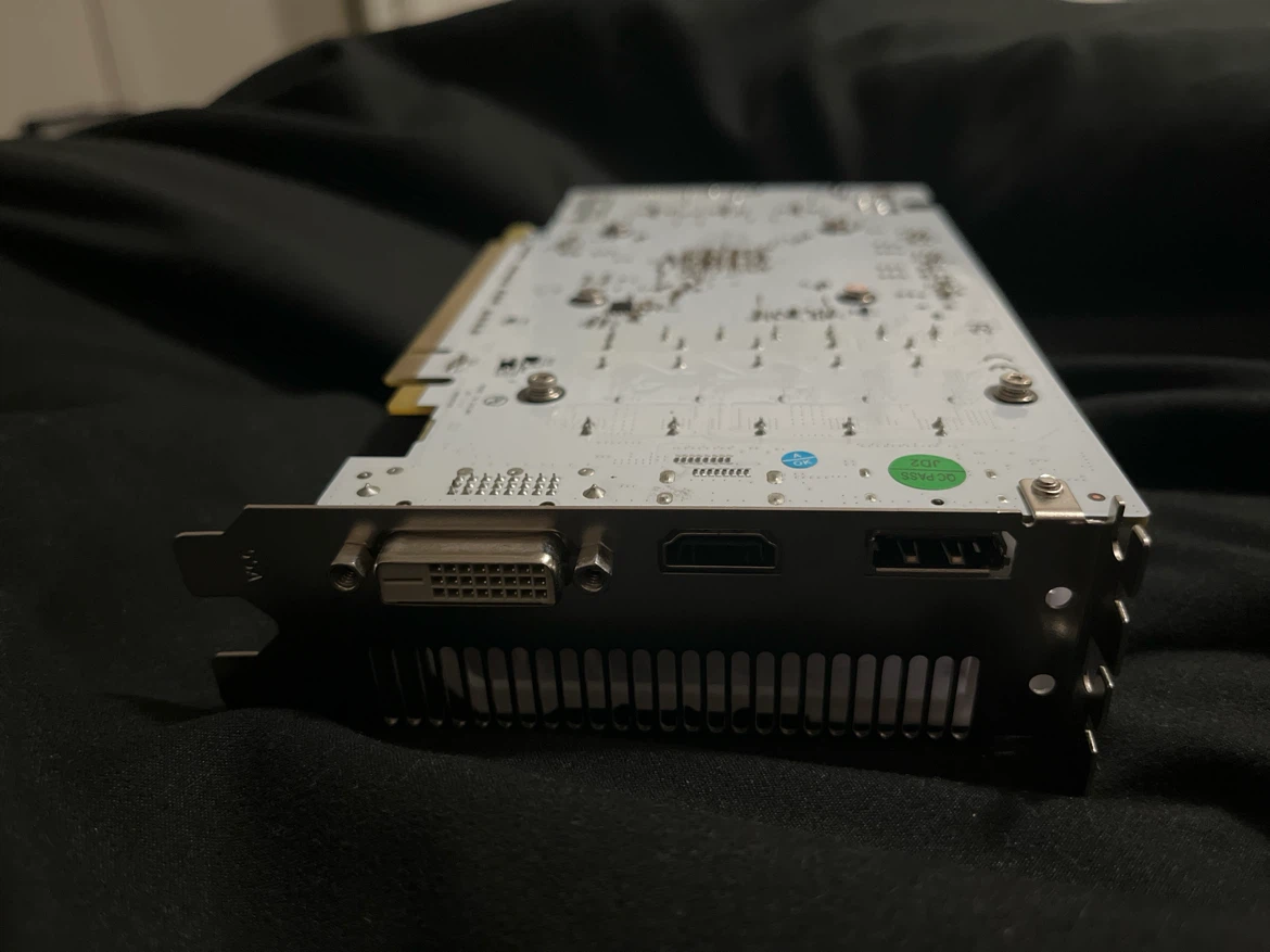 MLLSE White Dual Fan Graphics Card - photo 3