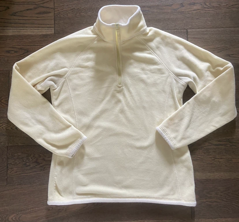 EUC: Mountain Warehouse Lemon Yellow 1/4 Zip Fleece 6