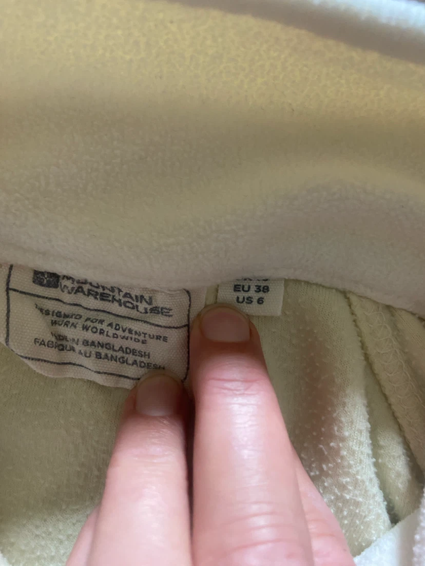 EUC: Mountain Warehouse Lemon Yellow 1/4 Zip Fleece 6 - photo 4