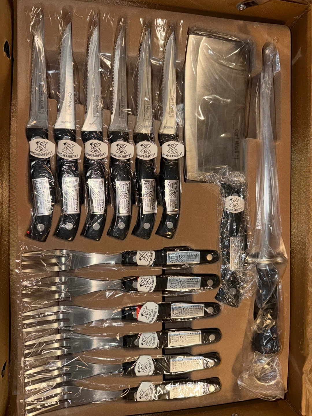Carl Weill cutlery and knife set with briefcase - photo 5