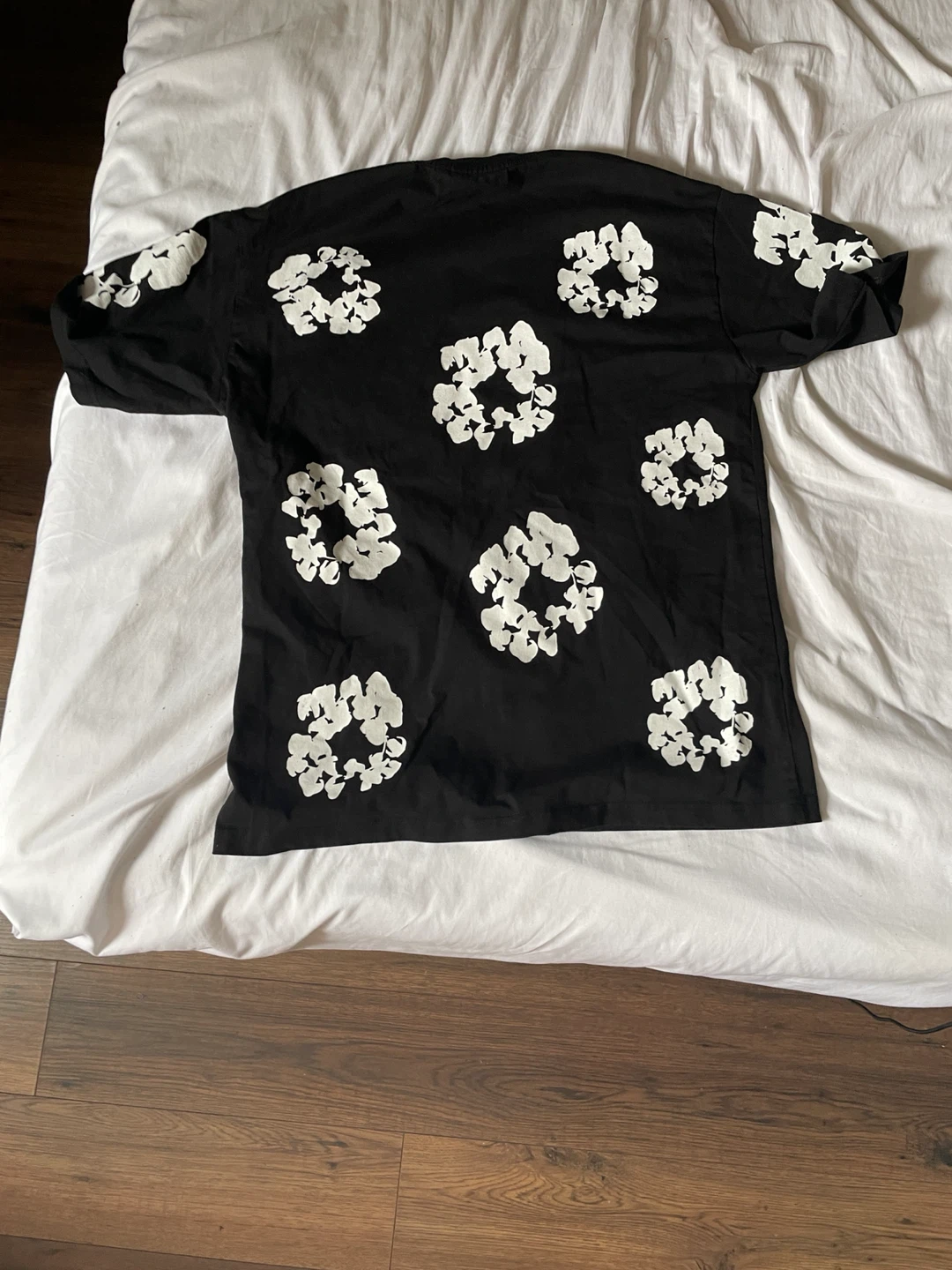 Denim Tears Cotton Wreath T-Shirt Black Size L - photo 2