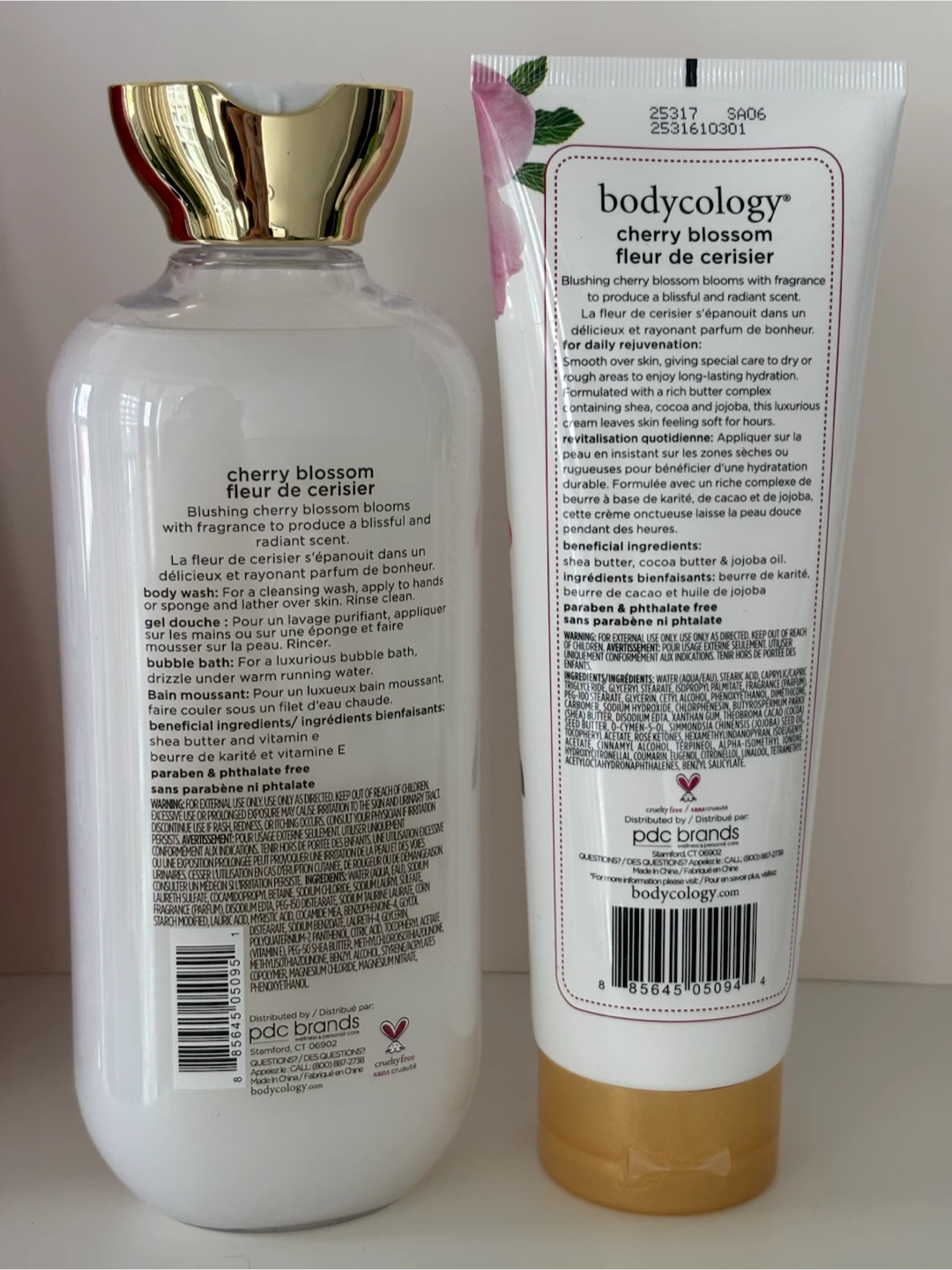 bodycology Cherry Blossom Body Wash & Bubble Bath and Body Cream - photo 2