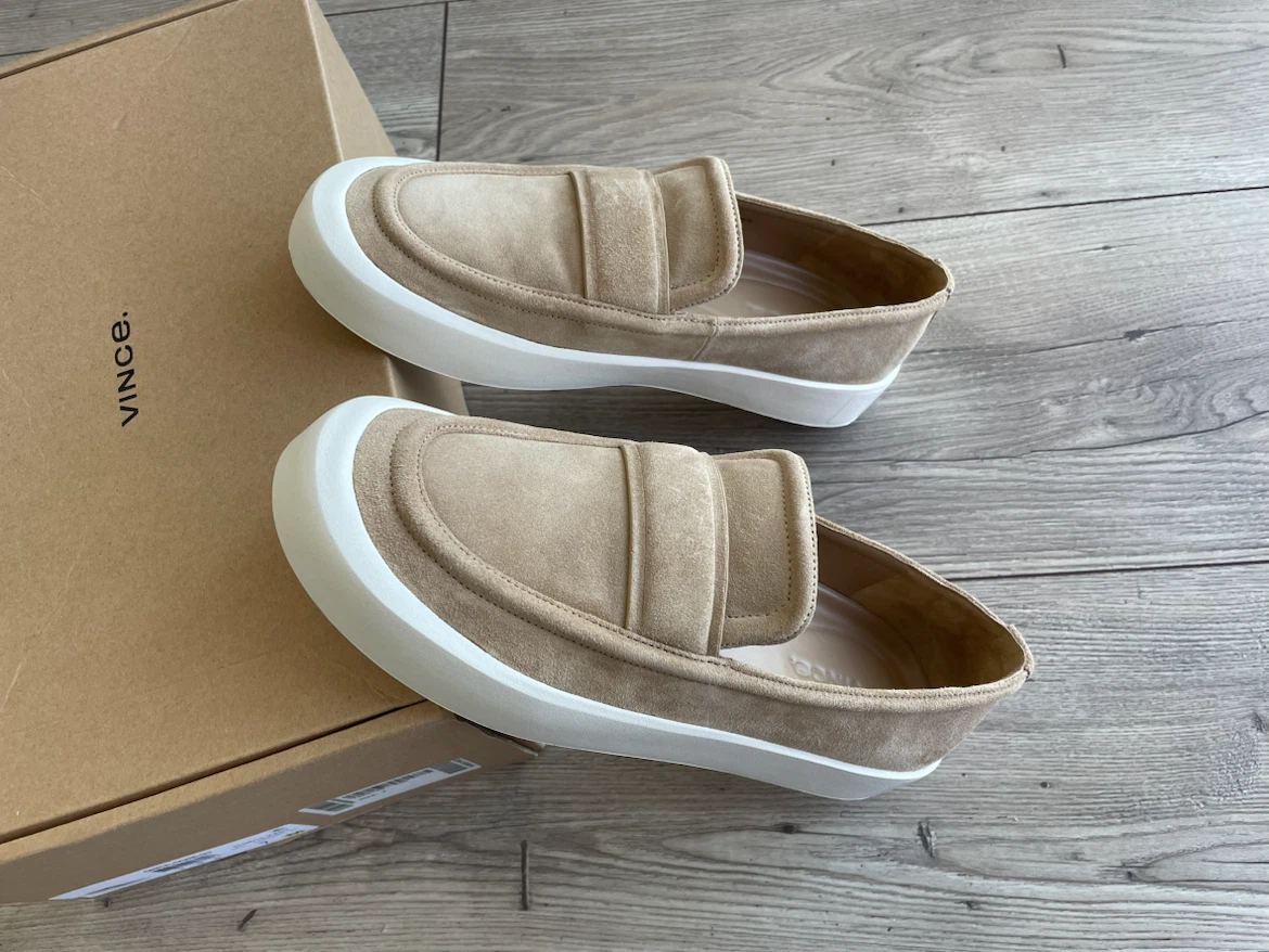 Vince Tan Suede Loafers - photo 3