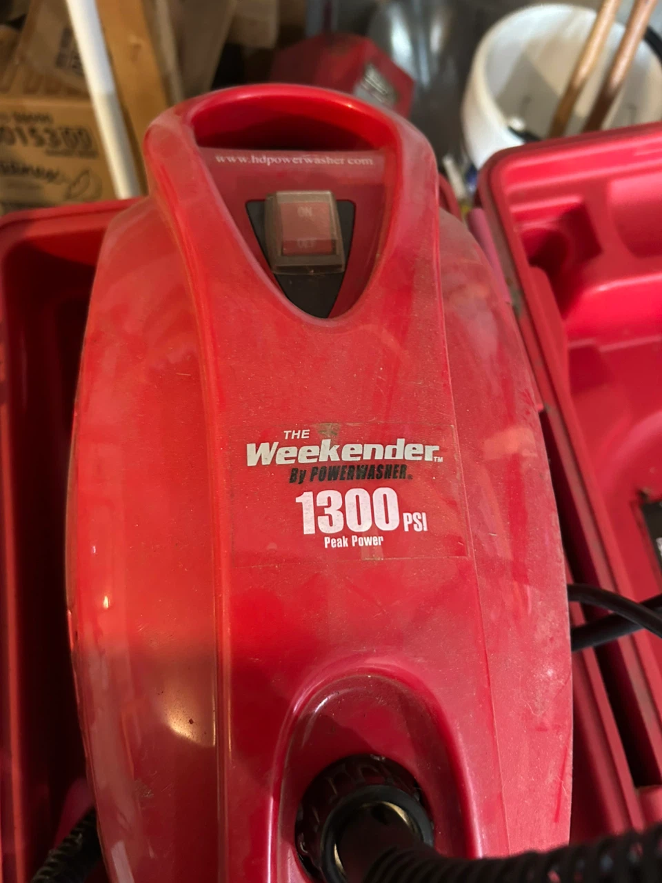 Powerwasher The Weekender 1300 PSI electric pressure washer