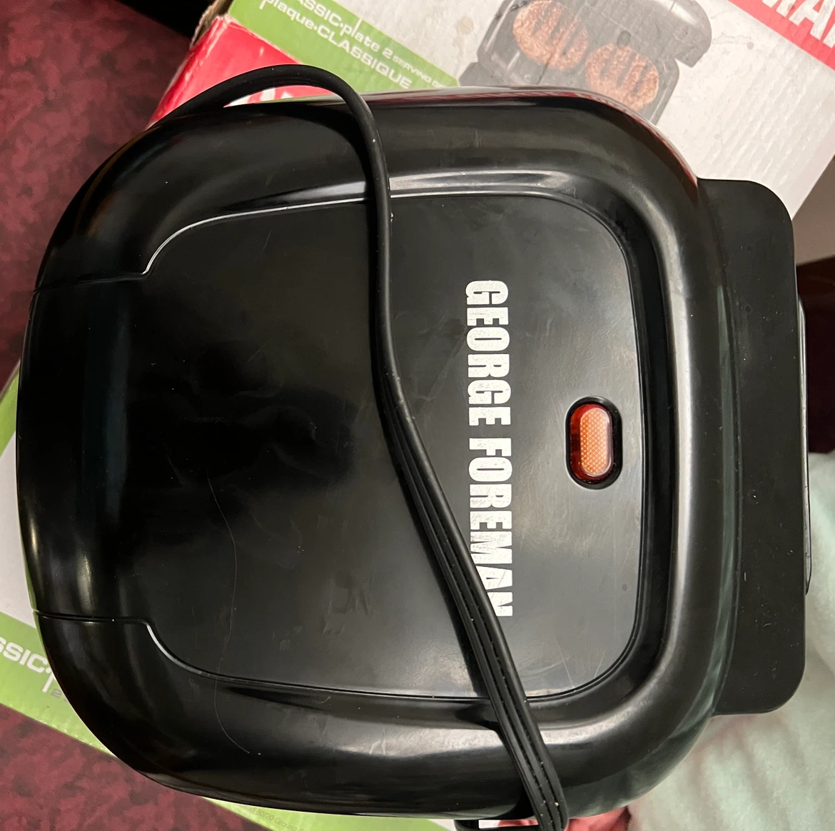 George Foreman 2 Serving Classic Plate Grill - photo 2