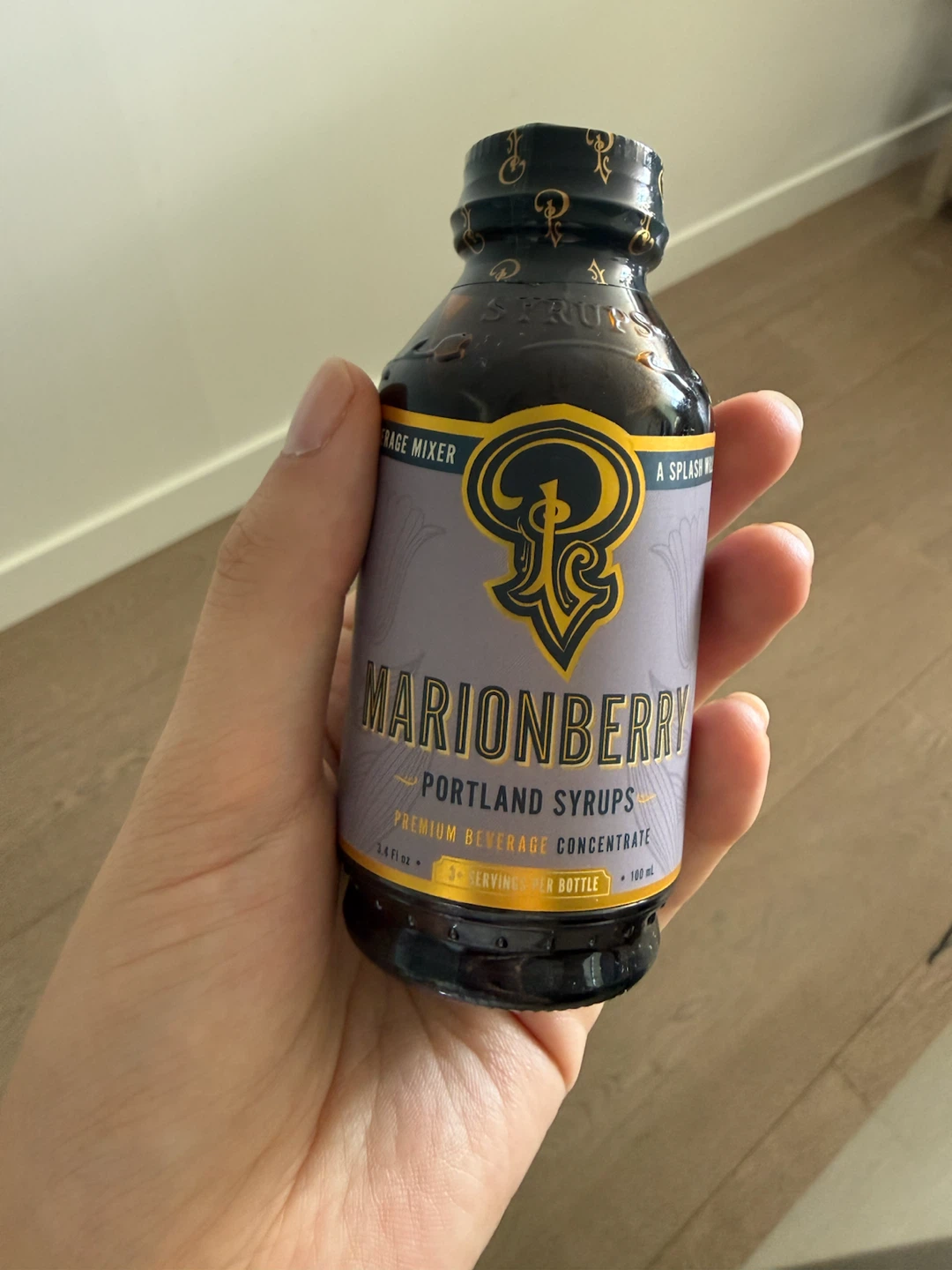 Portland Syrups Marionberry Premium Beverage Concentrate