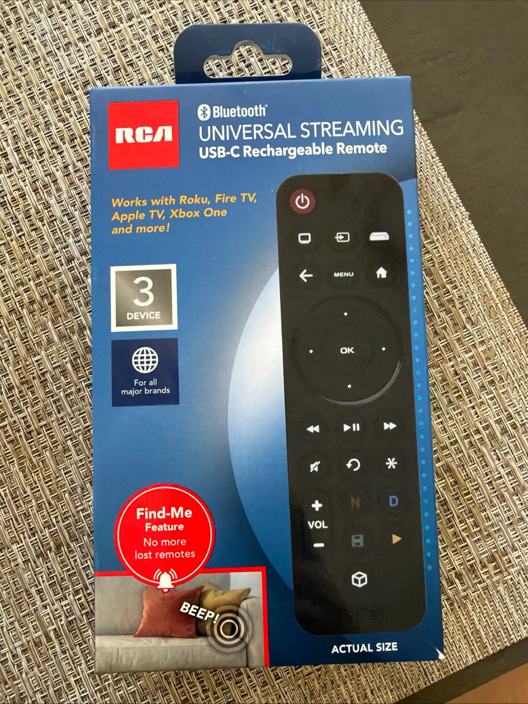 RCA USB‑C Rechargeable Universal Remote