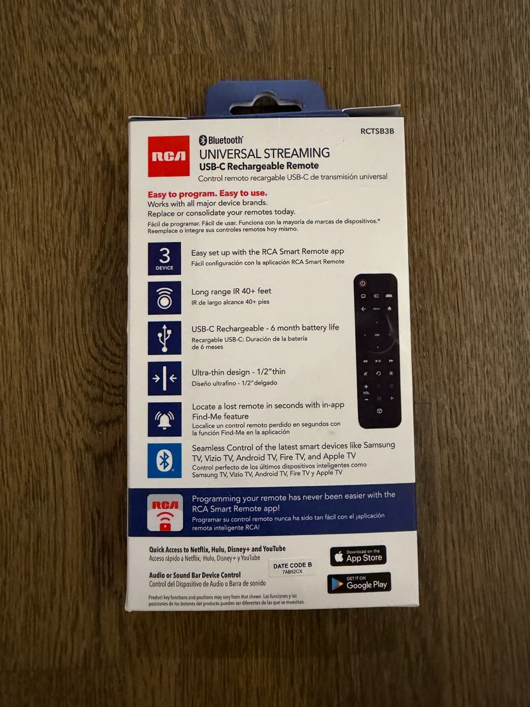 RCA USB‑C Rechargeable Universal Remote - photo 2