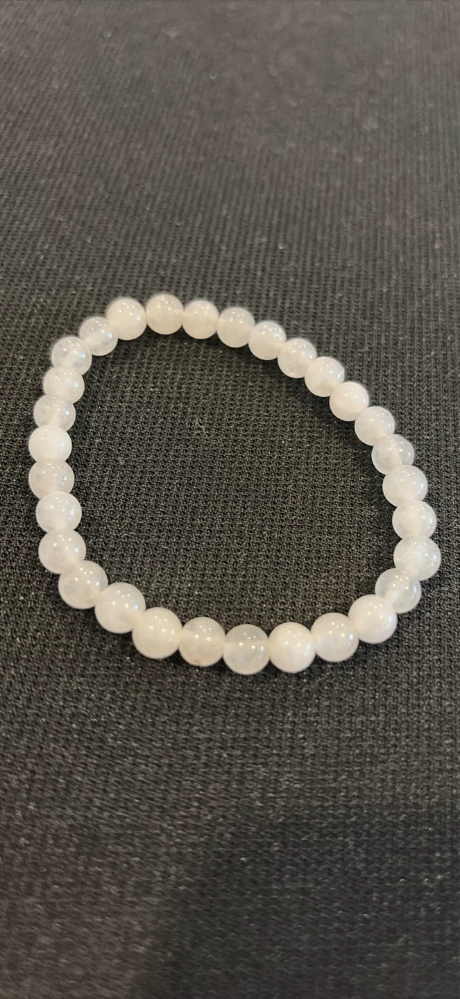 Rose quartz Beaded Stretch Bracelet
