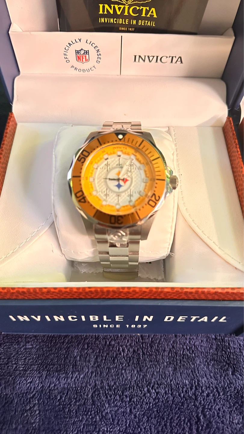 Invicta NFL Pittsburgh Steelers Watch
