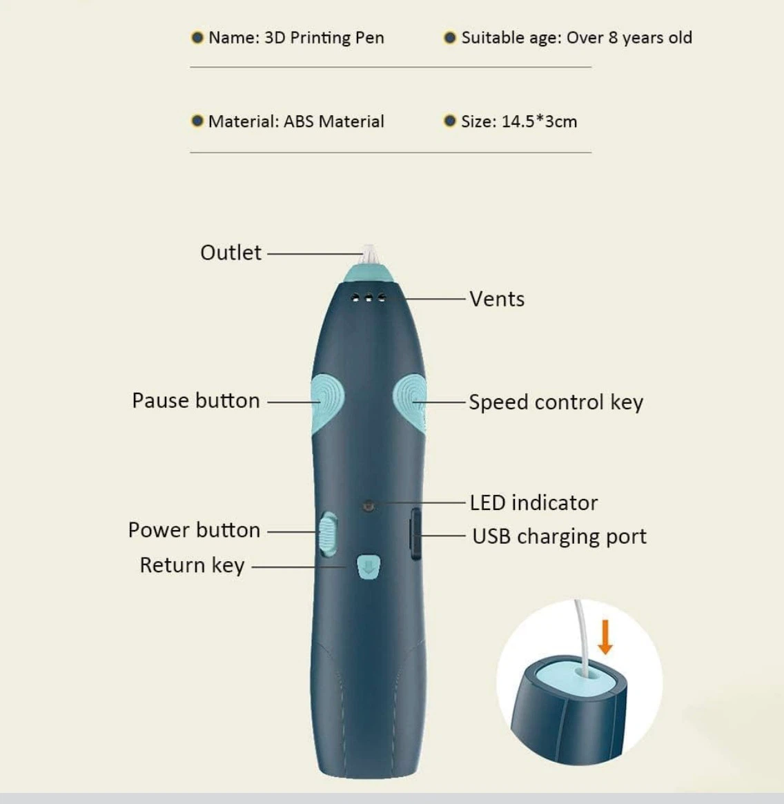 3D Pen - Low temperature - photo 2