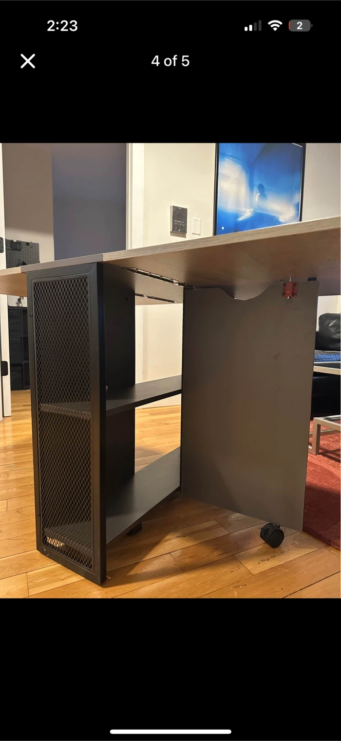 Foldable Dining Table with Wheels - photo 4
