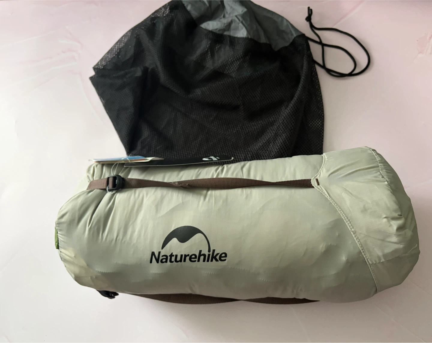 New Naturehike Green Lightweight 1.3lbs Down Hiking Sleeping Bag - photo 4