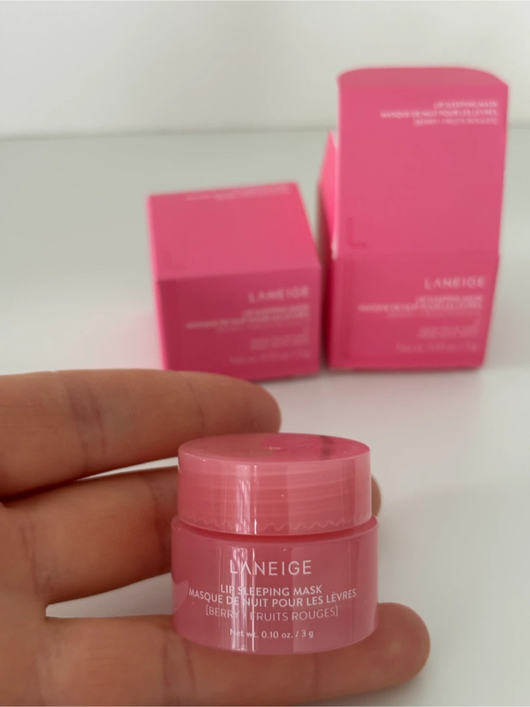 Laneige Lip Sleeping Mask (Berry) - 3g - photo 2