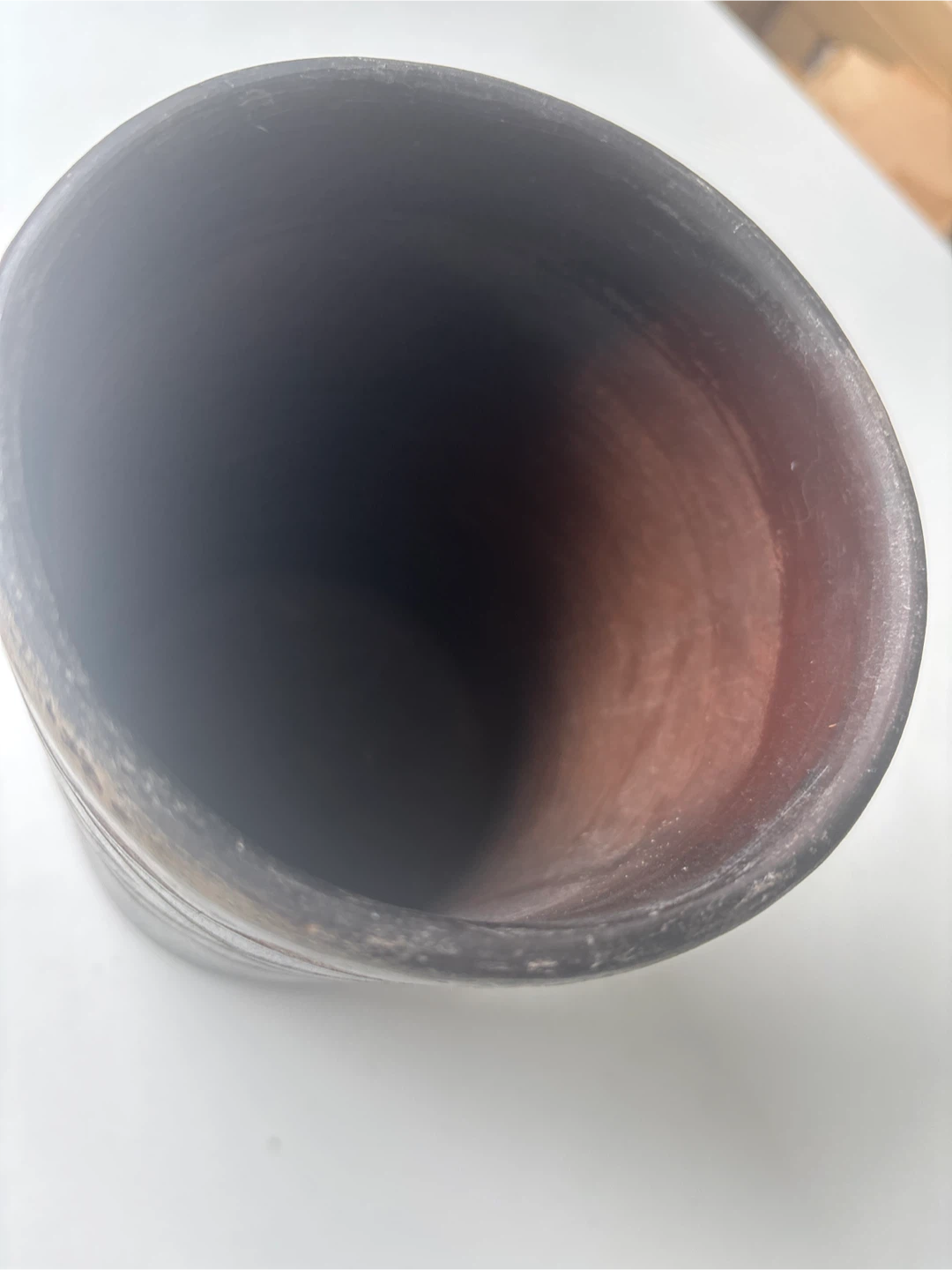 Black Carved seramVase - photo 2