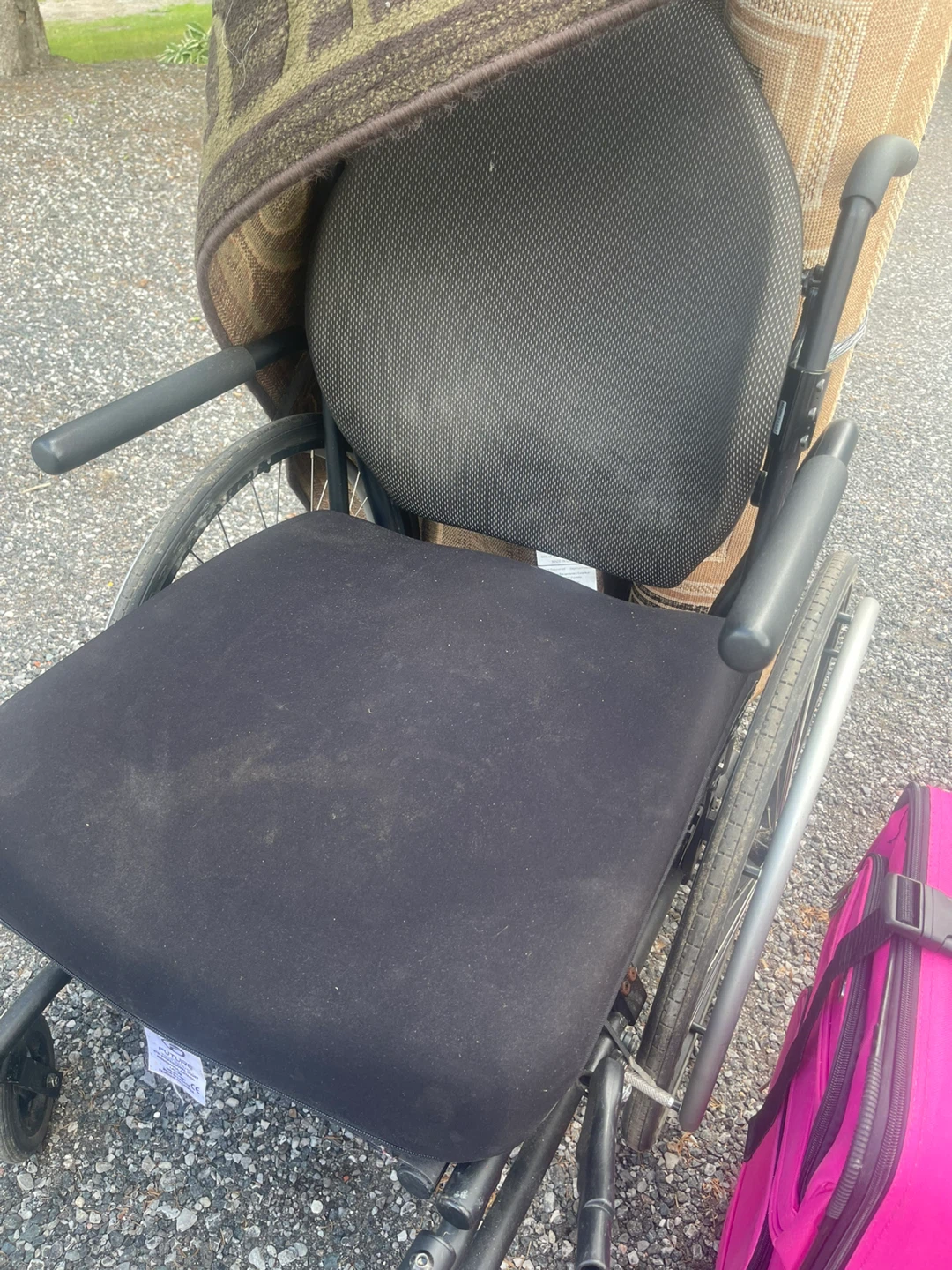 Future Wheelchair with Cushioned Seat