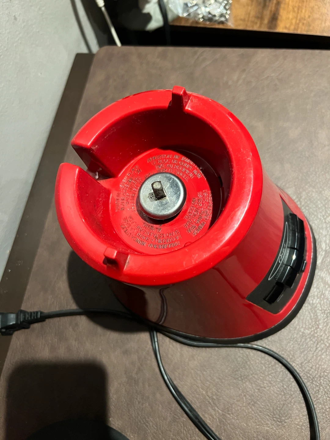 Red Oster blender base - photo 4