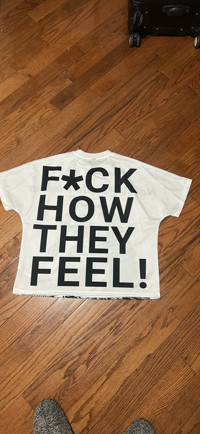 White Not A People Pleaser Graphic T-shirt - photo 2