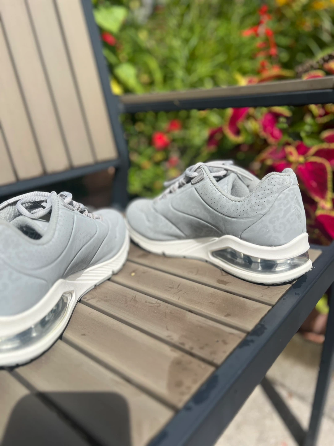 Skechers Women's Grey Leopard Print Sneakers - photo 4