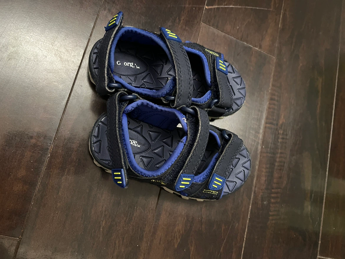 George Navy and Blue Toddler Sandals - photo 2
