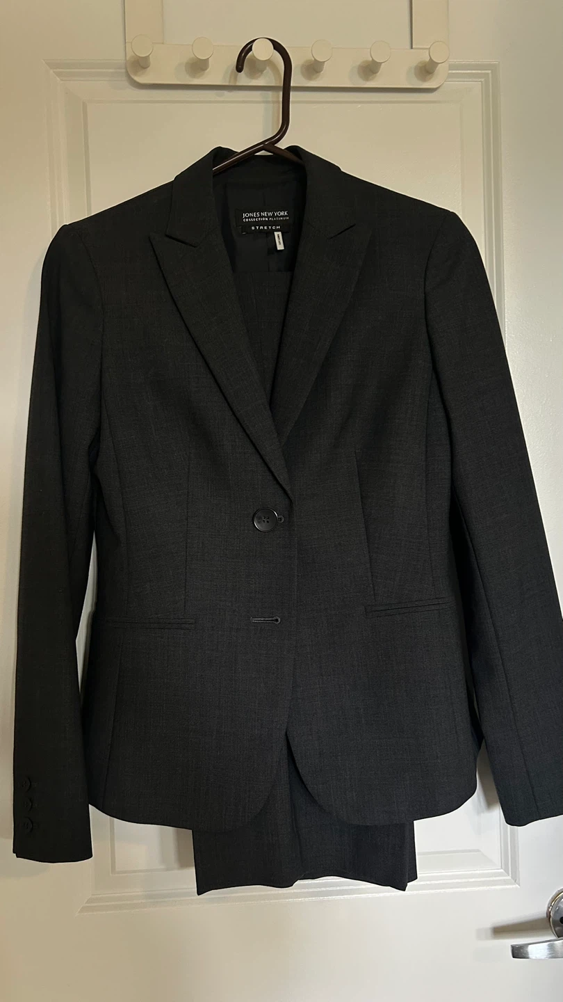 Jones New York Collection Platinum Suit Set