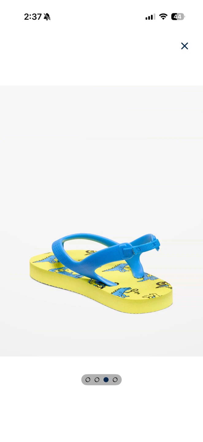 Old Navy Toddler Dinosaur Flip-Flop Sandals - photo 2