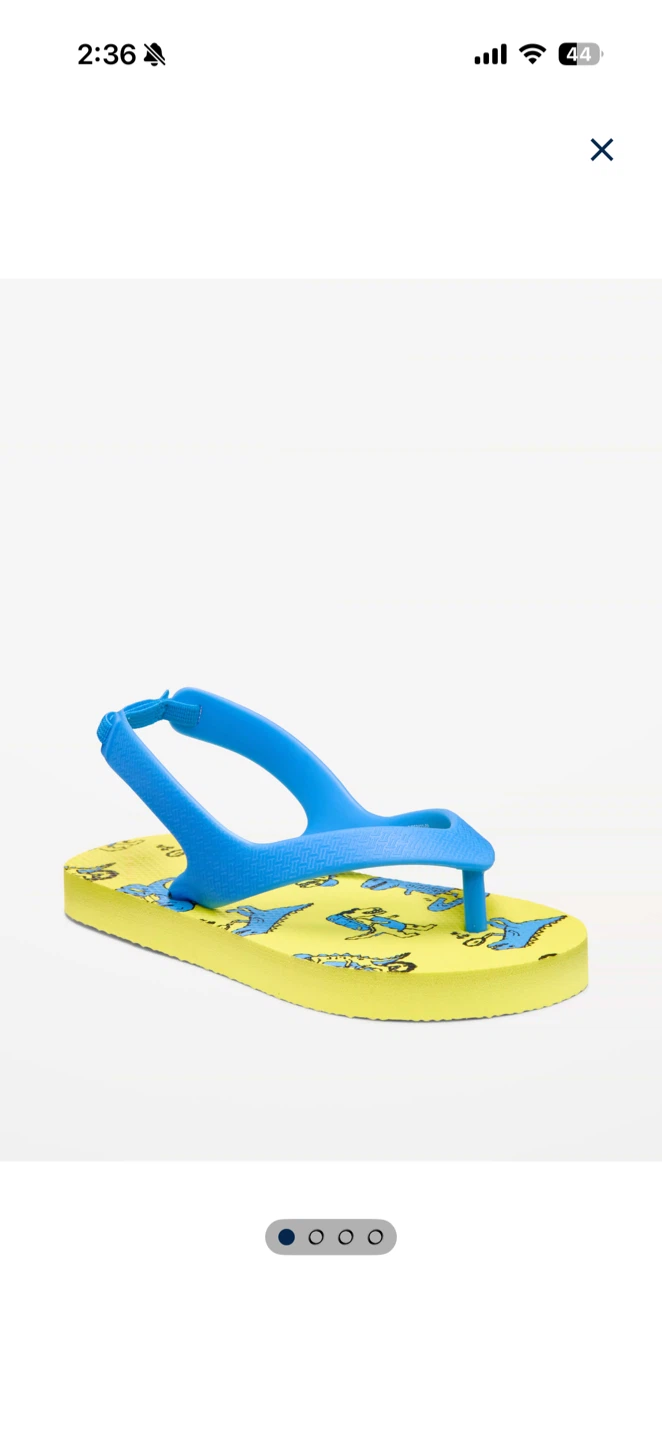 Old Navy Toddler Dinosaur Flip-Flop Sandals - photo 3